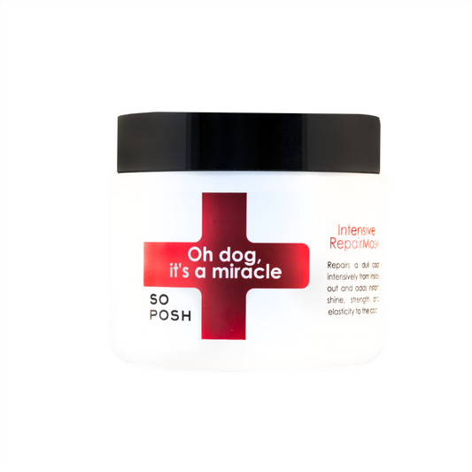 Oh dog, it’s a Miracle Intensive repair mask 500ml